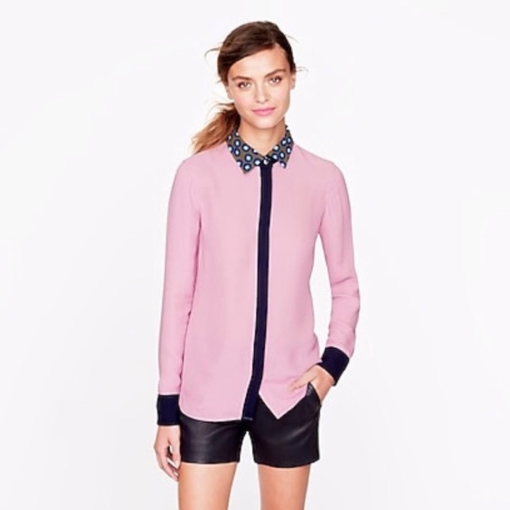 J. Crew Collection Long Sleeve Blouse sz2